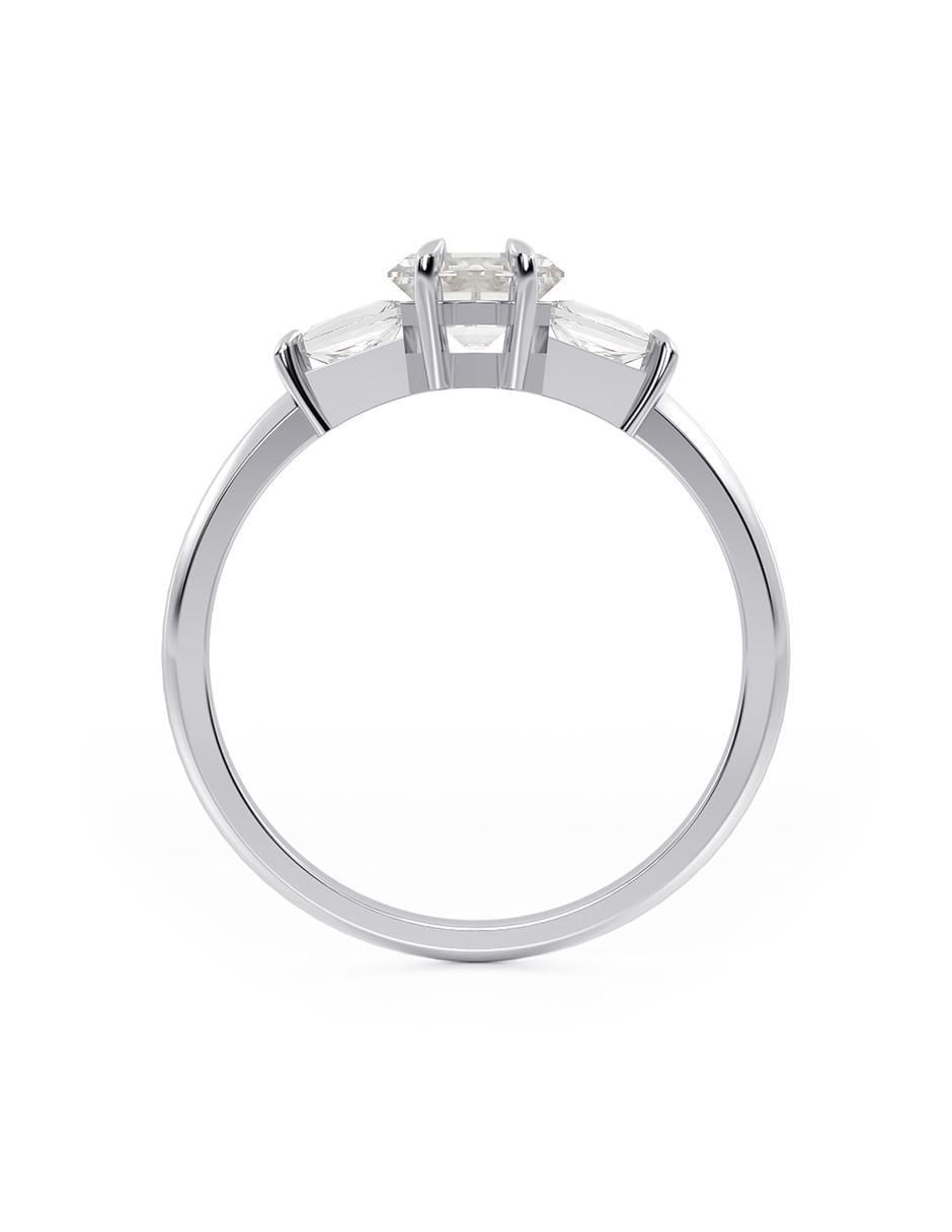 Anillo de compromiso de oro 10 k 2