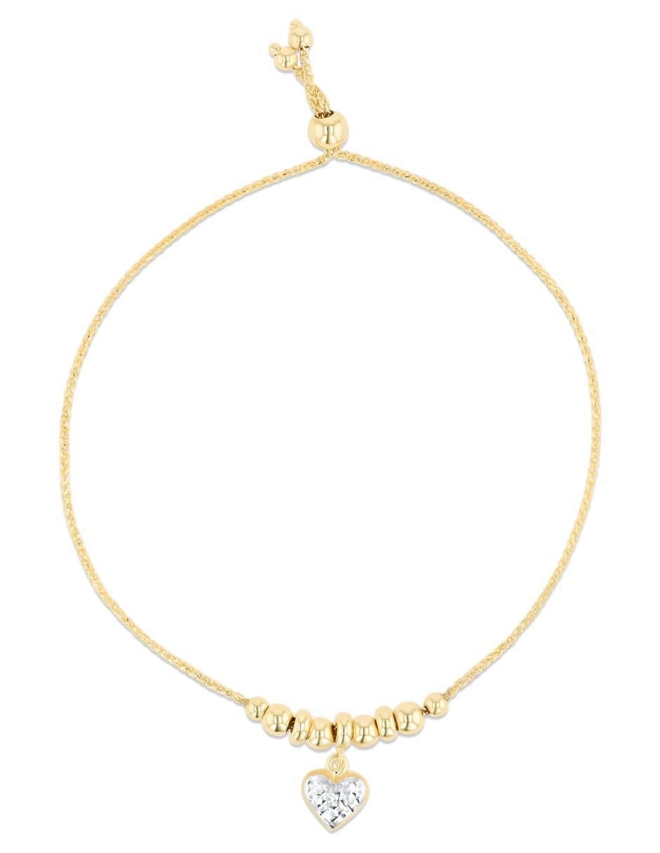 Pulsera de oro amarillo 14 K con acabado brillante