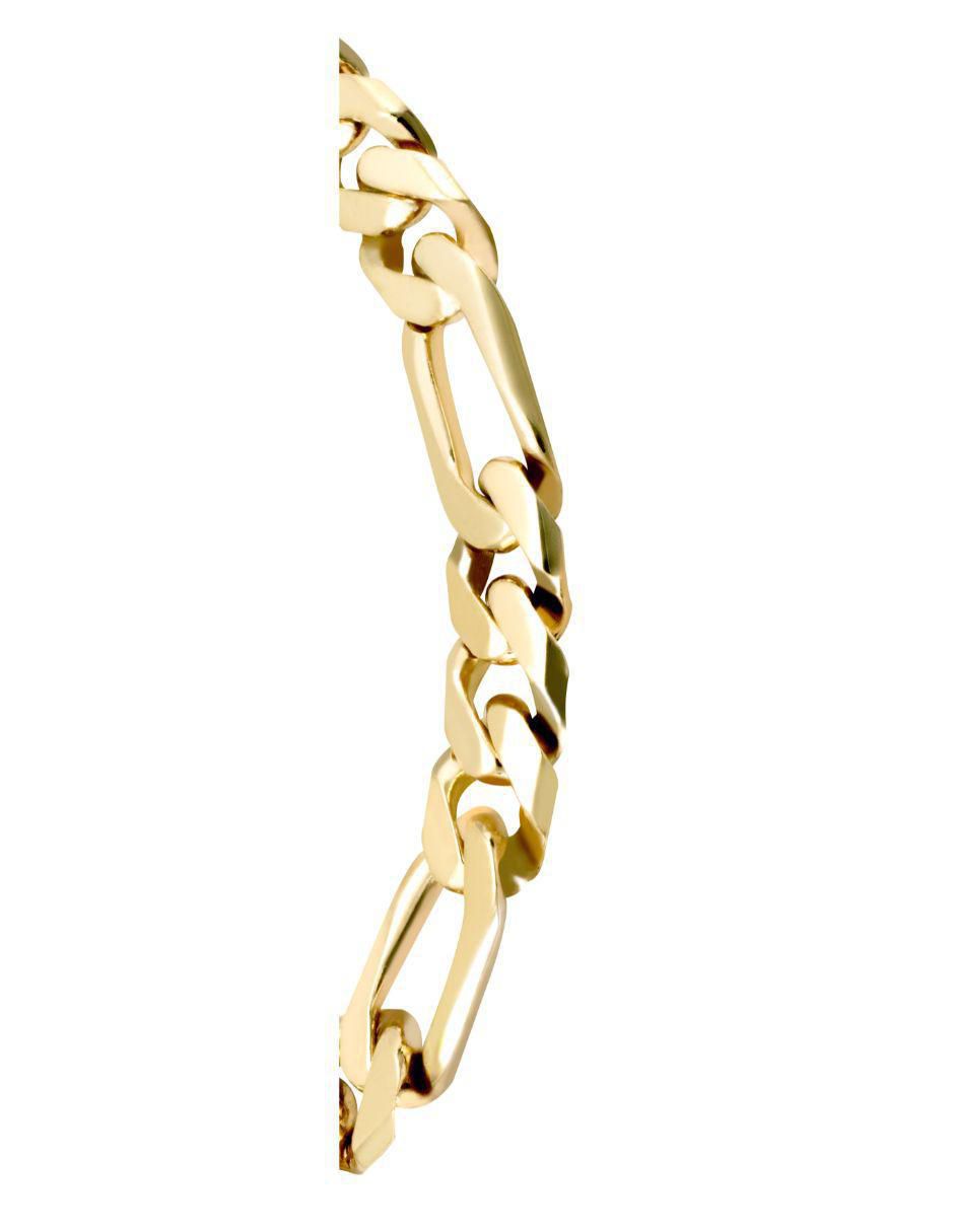 Pulsera de oro amarillo 14 K con acabado brillante 4