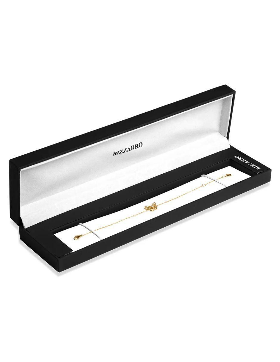 Pulsera de oro amarillo 14 K con acabado brillante 4