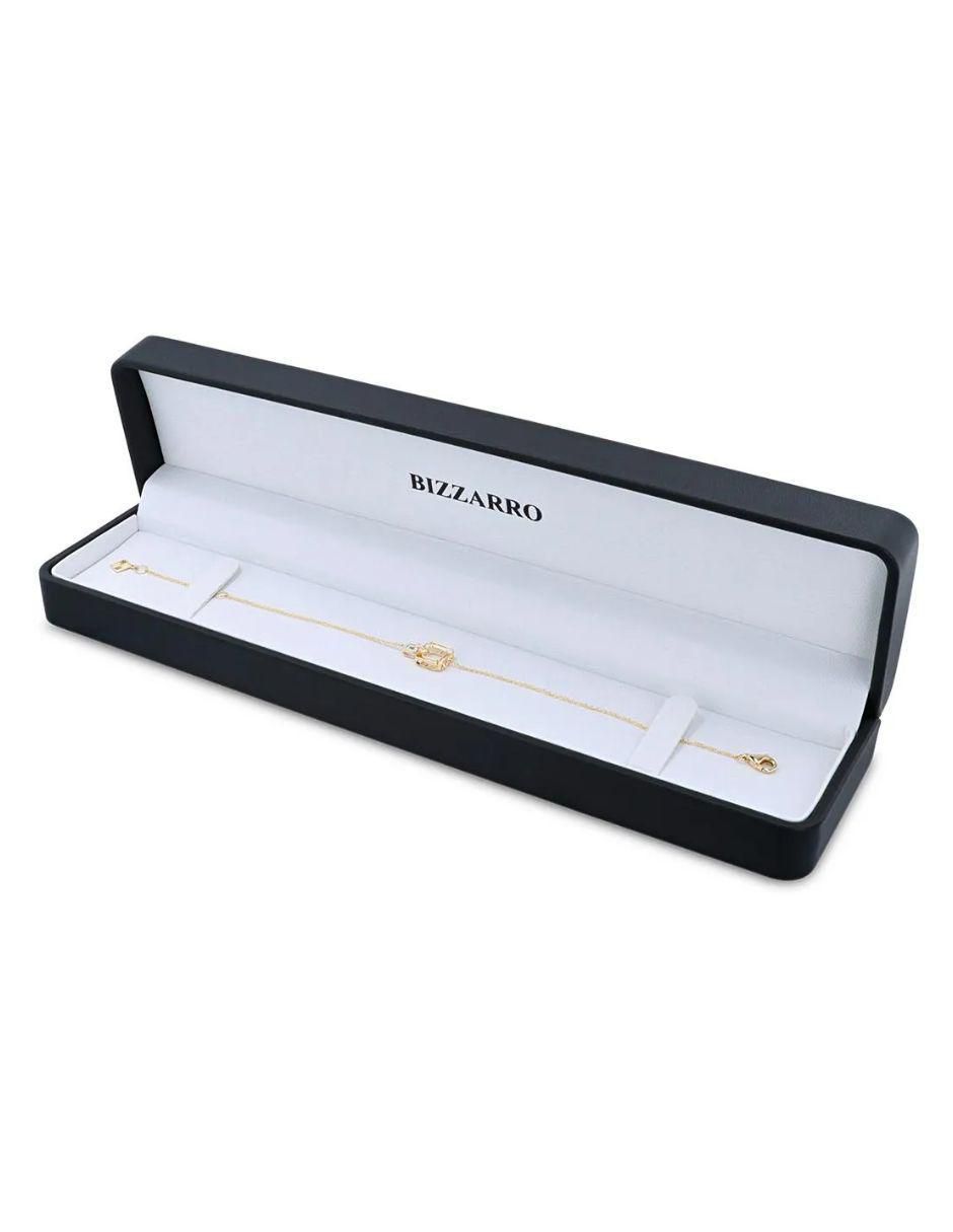 Pulsera de oro amarillo 14 K con acabado brillante 4
