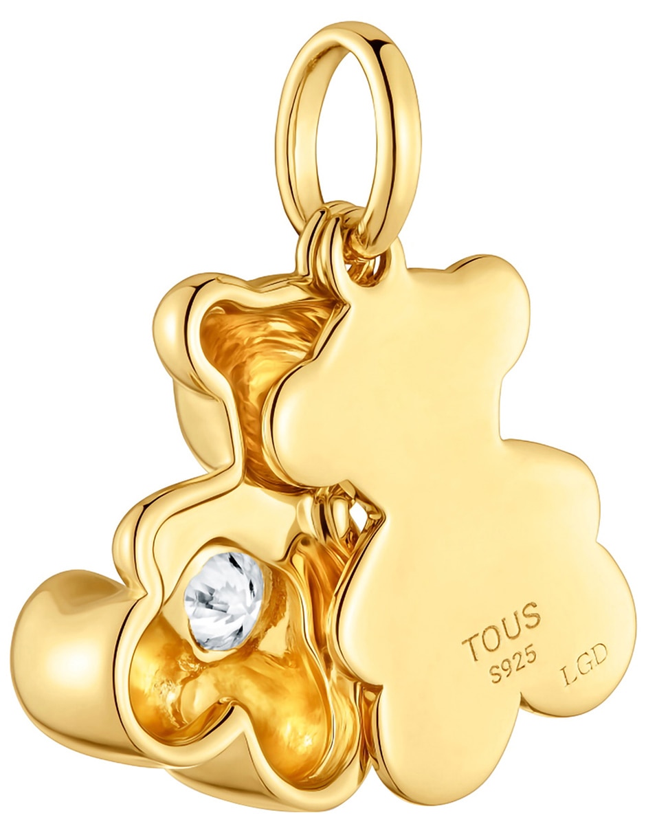 Dije de oso bold bear lgd de plata P 925 diamante 3