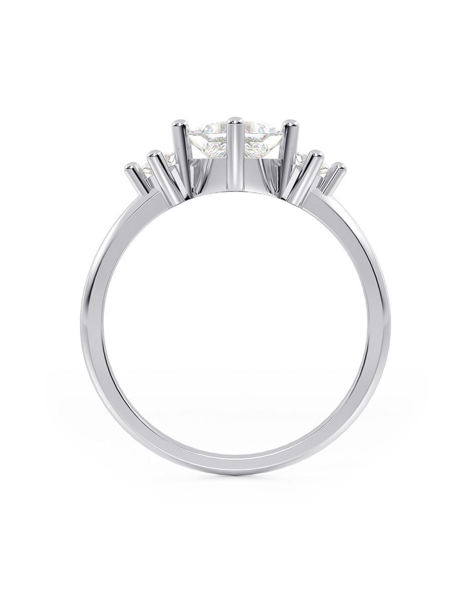 Anillo de compromiso de oro 10 k 2
