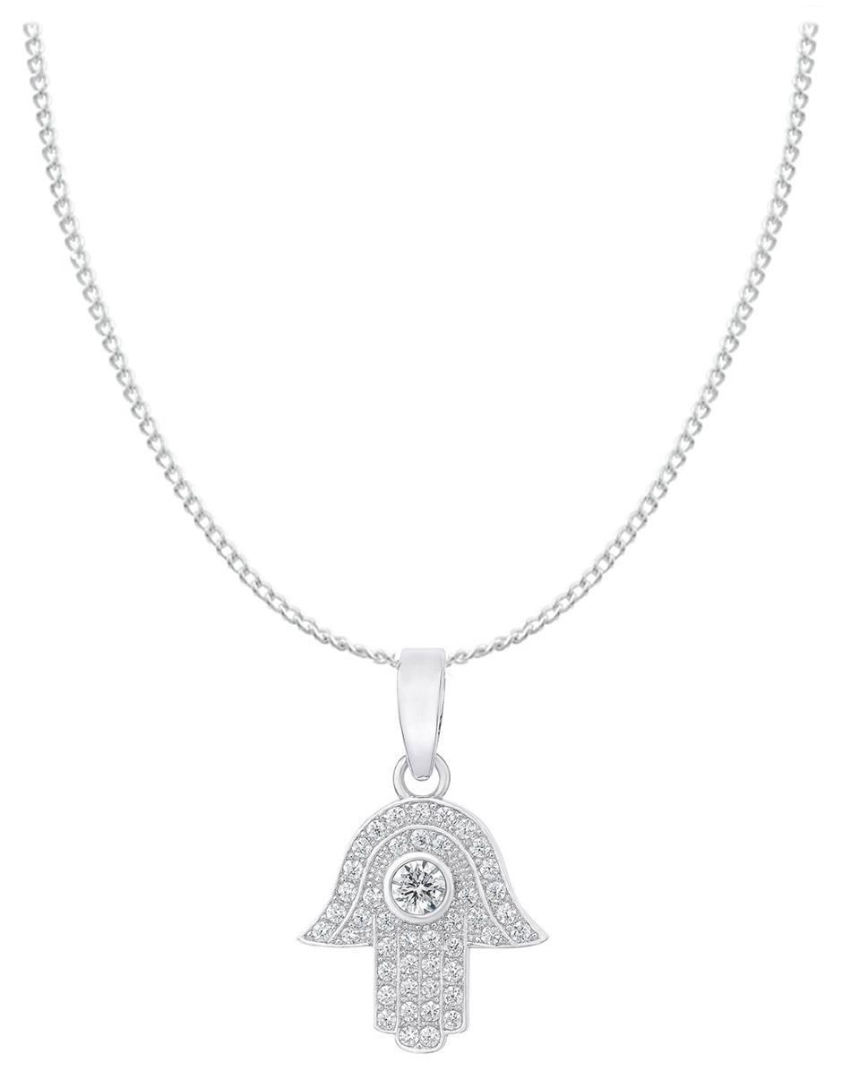 Collar con dije de mano de plata P 925 Collar con dije de mano de plata P 925
