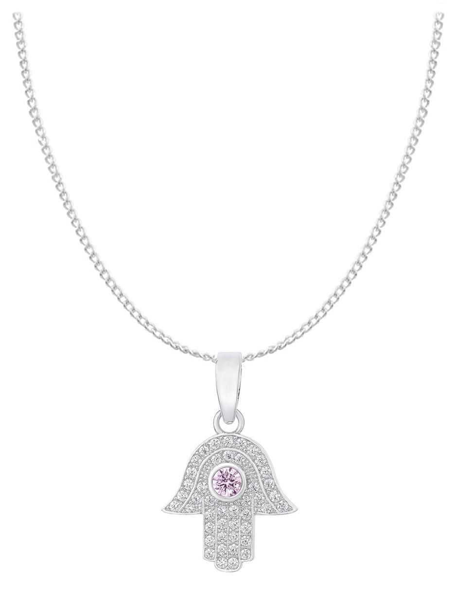 Collar con dije de mano de plata P 925 Collar con dije de mano de plata P 925