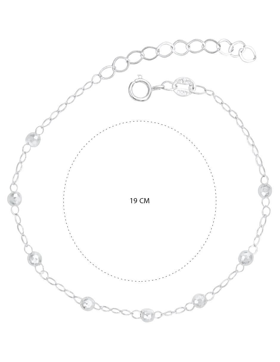 Pulsera de plata P 925 con acabado 5