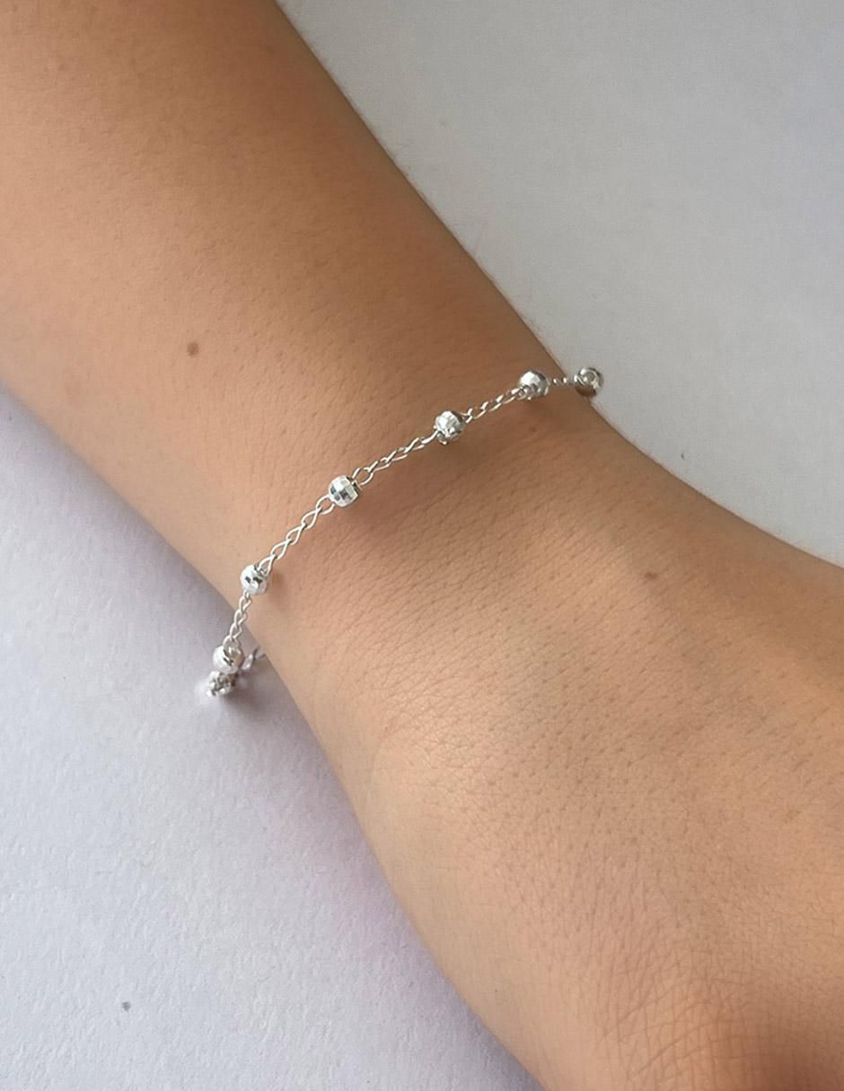 Pulsera de plata P 925 con acabado 4