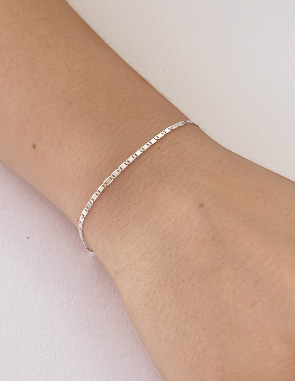 Pulsera de plata P 925 con acabado 4