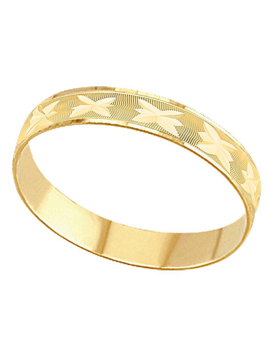Anillo de estrella 10 k de oro brillante