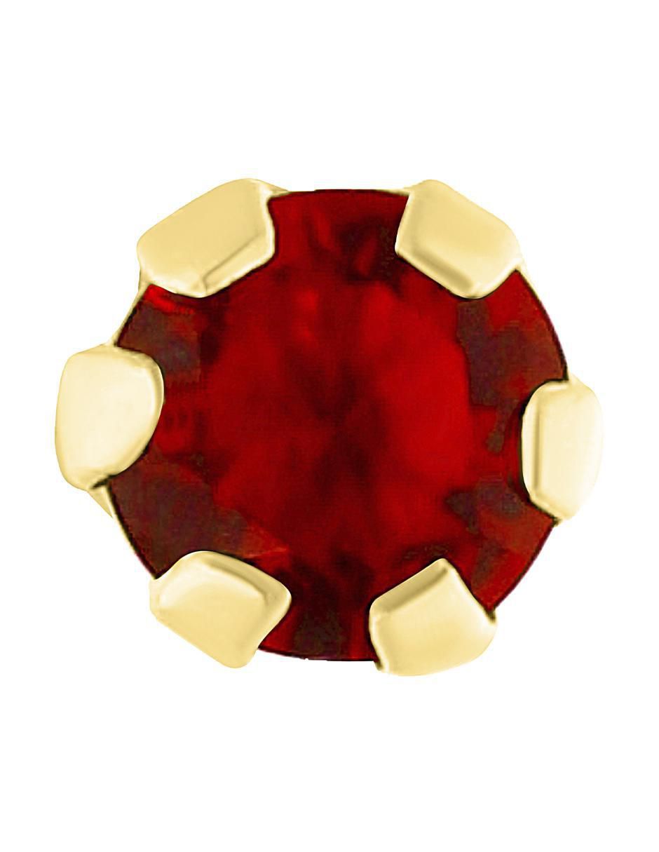 Broqueles de oro 10 K zirconia