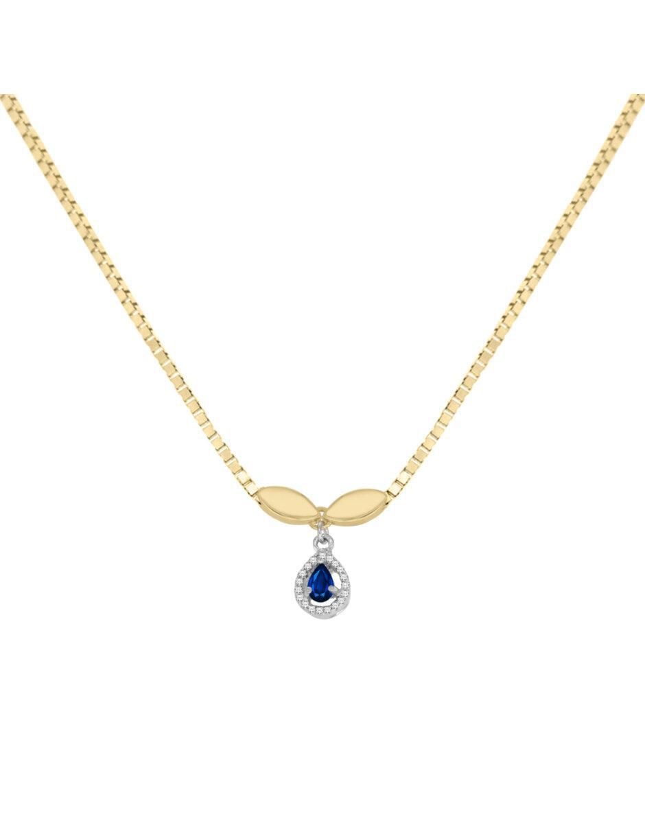 Gargantilla ovalada Cristina de oro 14 K