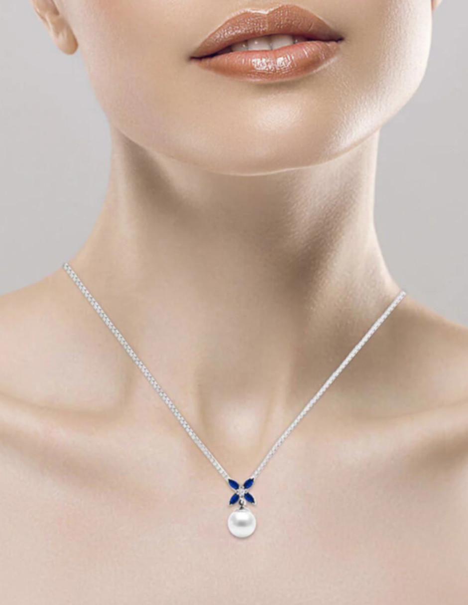 Gargantilla de flor Margot de oro 14 K 2