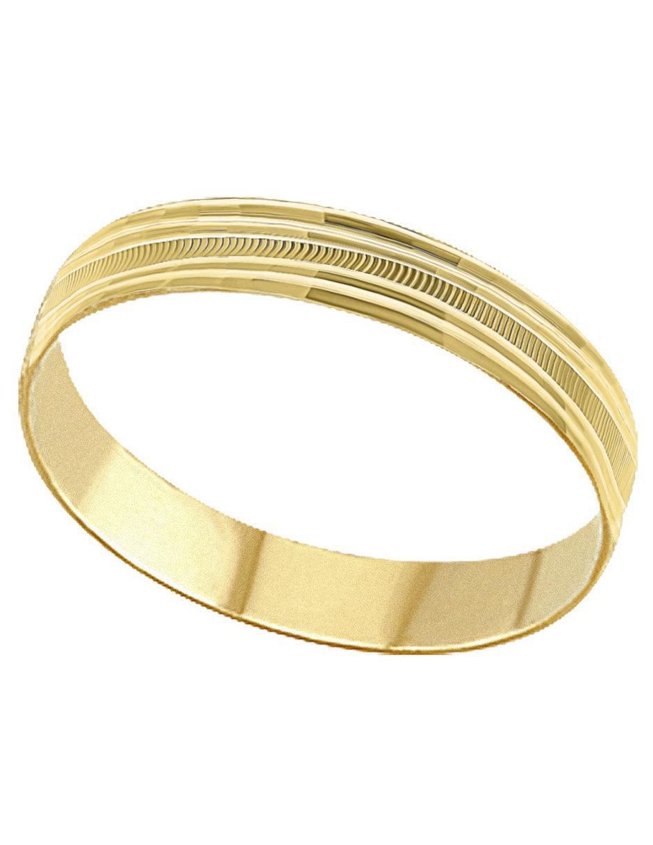 Anillo circular 10 k de oro