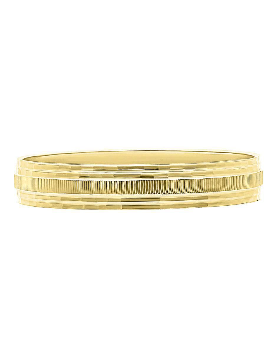 Anillo circular 10 k de oro 2