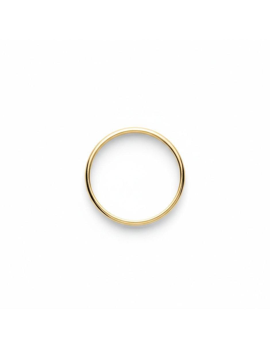 Anillo circular 10 k de oro 3