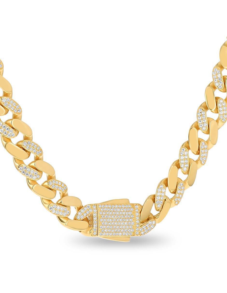 Gargantilla jaguar de pantera de oro amarillo 14 K 4