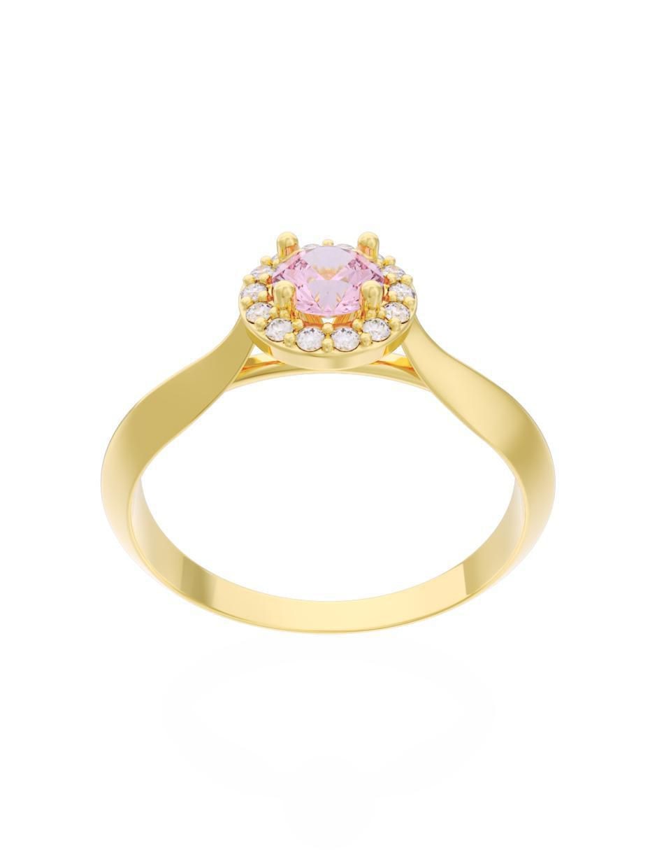 Anillo de compromiso "de" oro 14 k fonelli eternidad 2025 zirconia