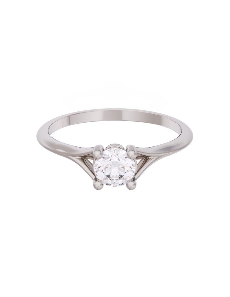 Anillo de compromiso de oro 14 k Eternidad