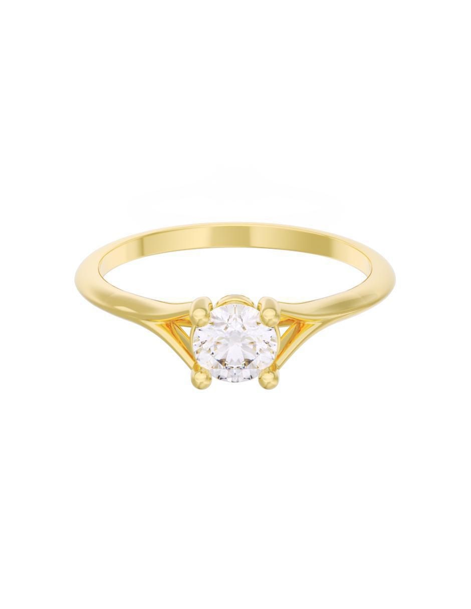 Anillo de compromiso de oro 14 k Eternidad 2025