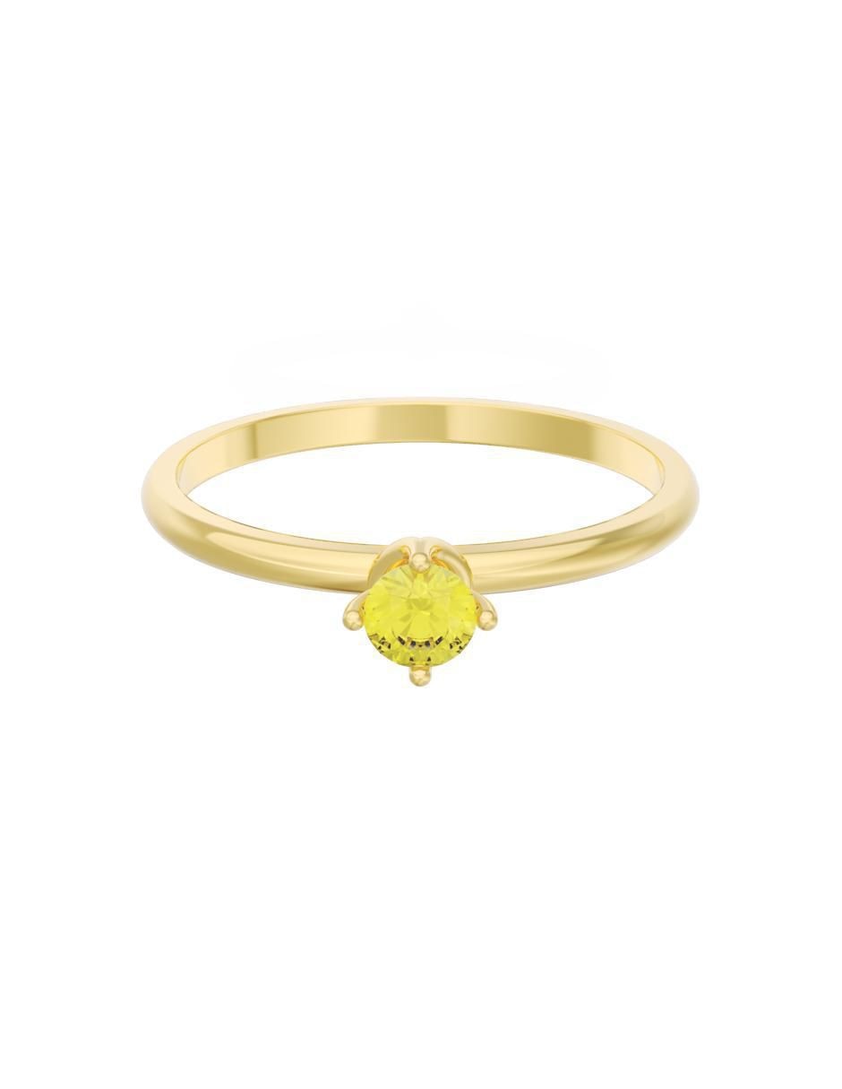 Anillo de compromiso de oro 14 k Eternidad 2025