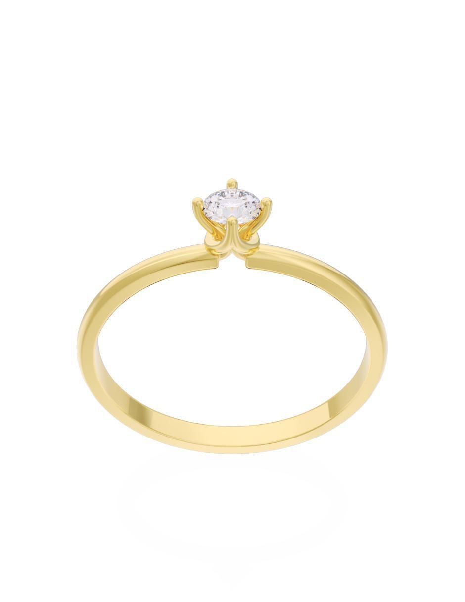 Anillo de compromiso "de" oro 14 k fonelli eternidad 2025 zirconia