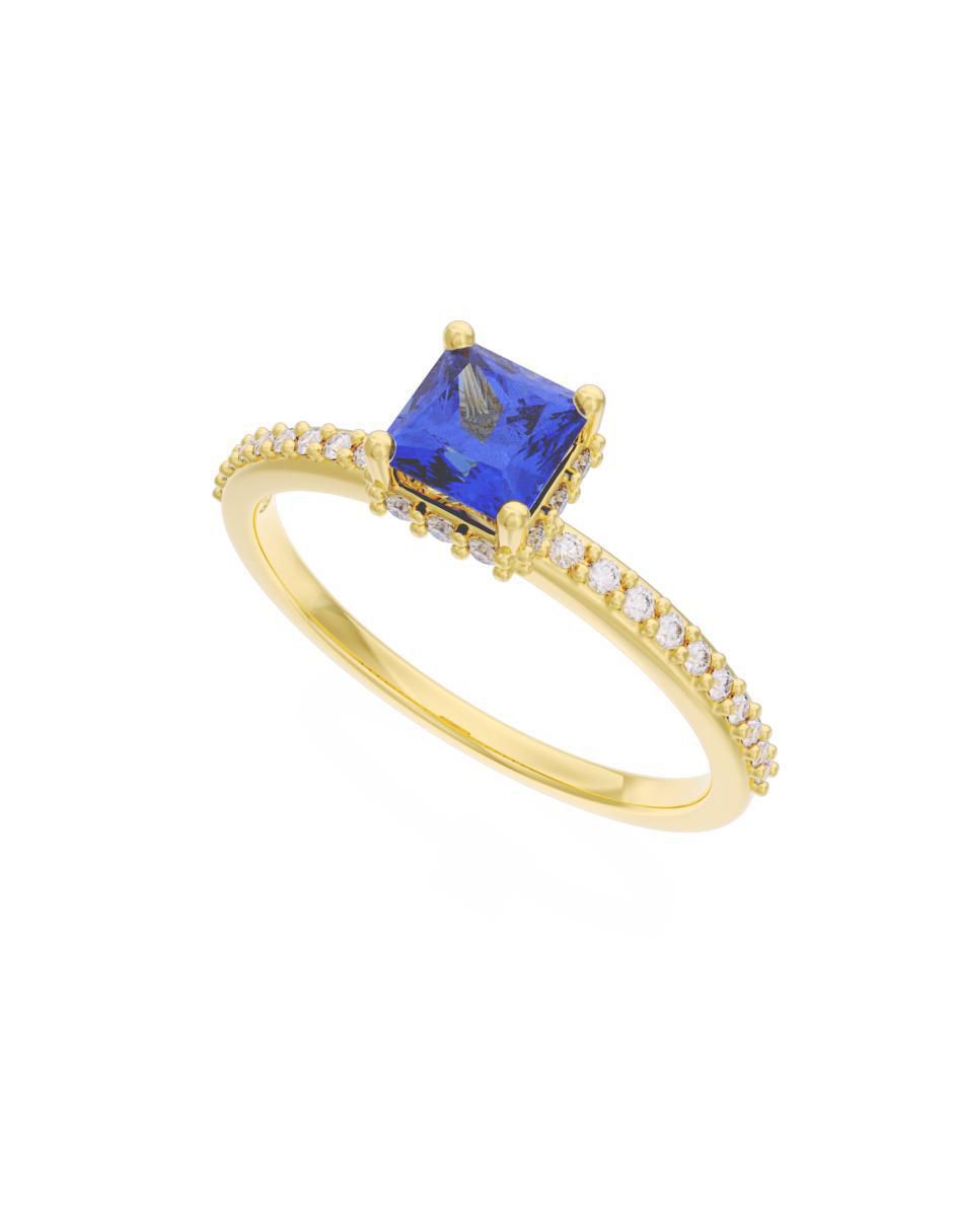 Anillo de compromiso "de" oro 14 k fonelli eternidad 2025 zirconia