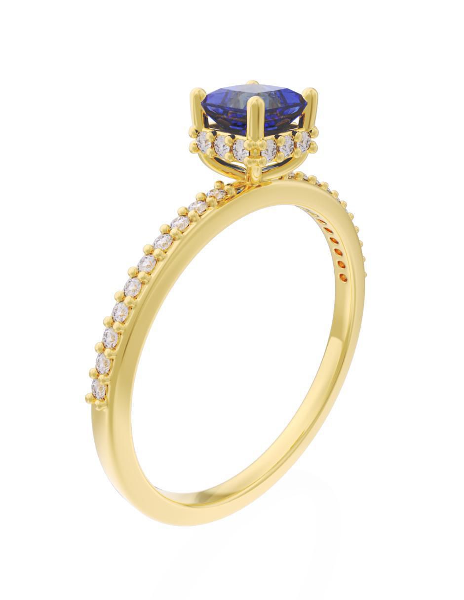 Anillo de compromiso "de" oro 14 k fonelli eternidad 2025 zirconia