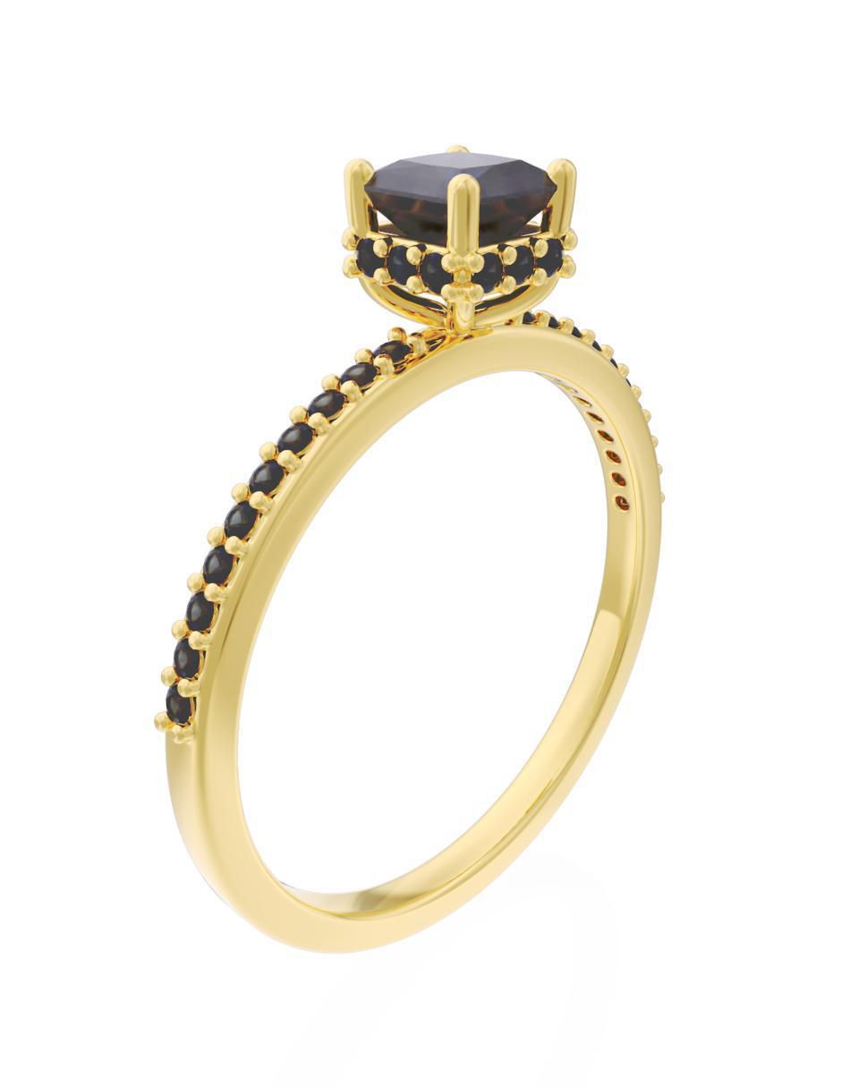 Anillo de compromiso "de" oro 14 k fonelli eternidad 2025 zirconia