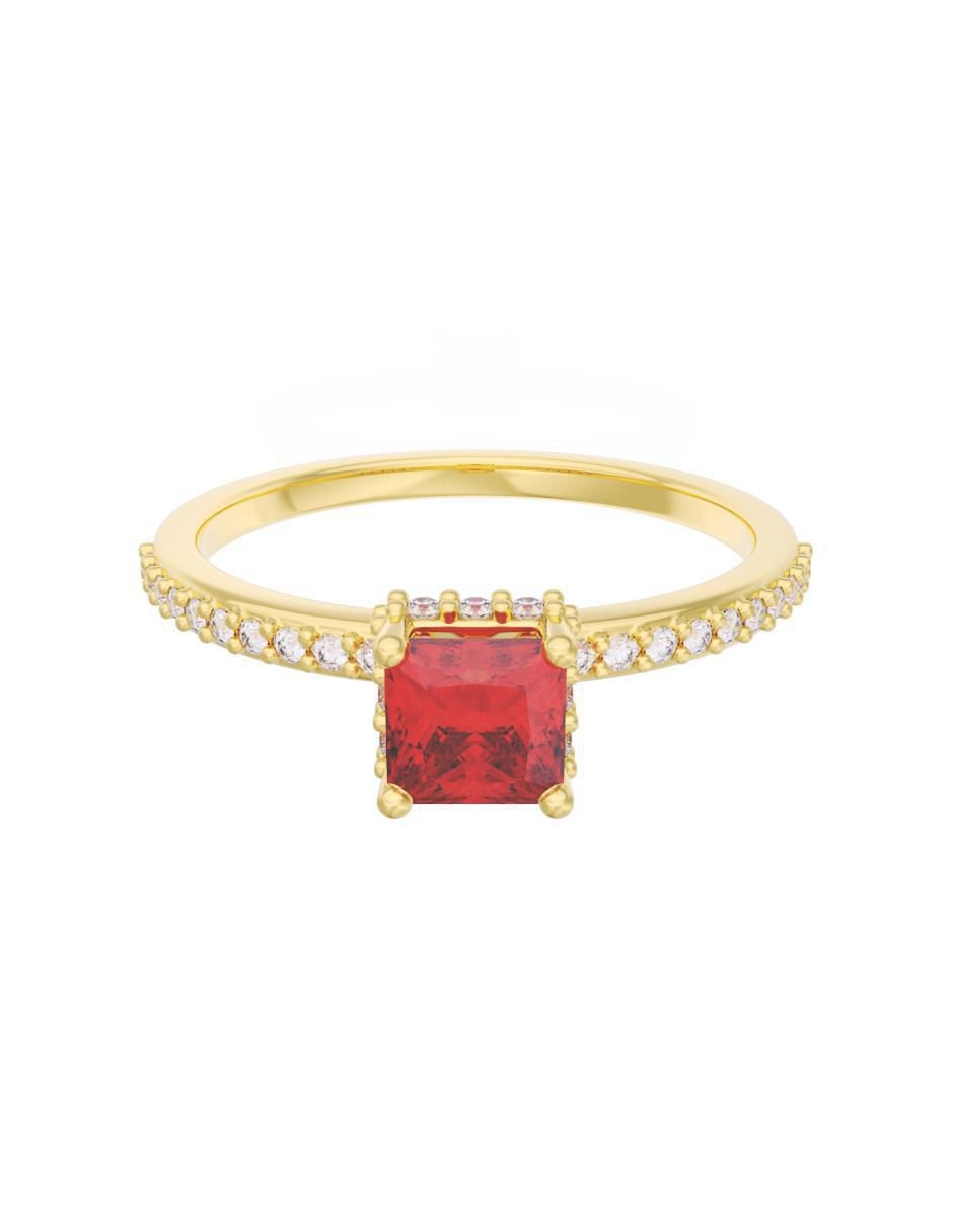 Anillo de compromiso de oro 14 k Eternidad