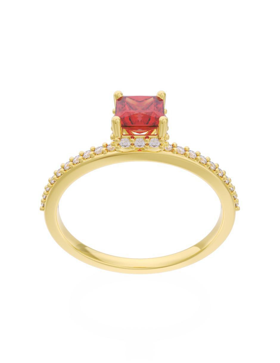 Anillo de compromiso "de" oro 14 k fonelli eternidad 2025 zirconia
