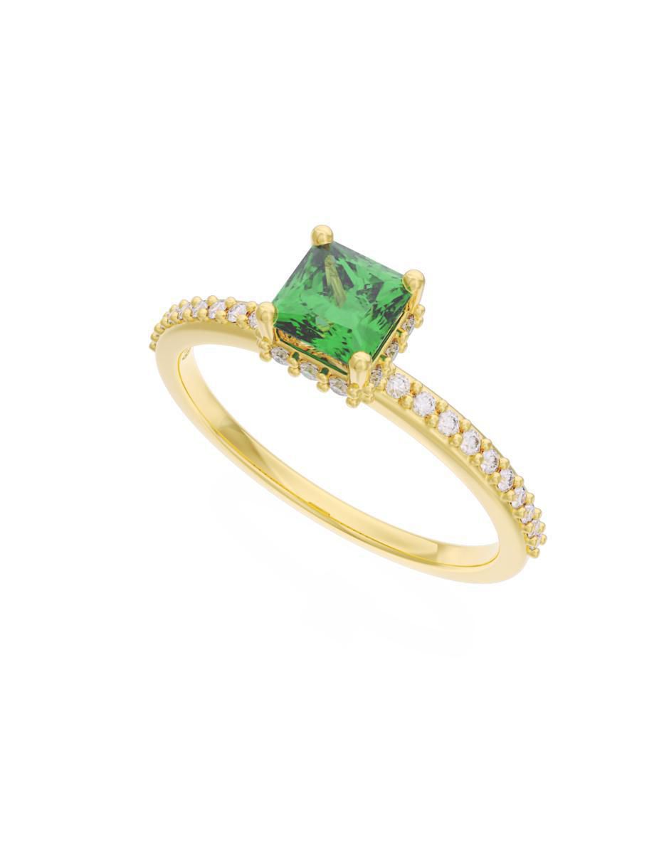 Anillo de compromiso "de" oro 14 k fonelli eternidad 2025 zirconia