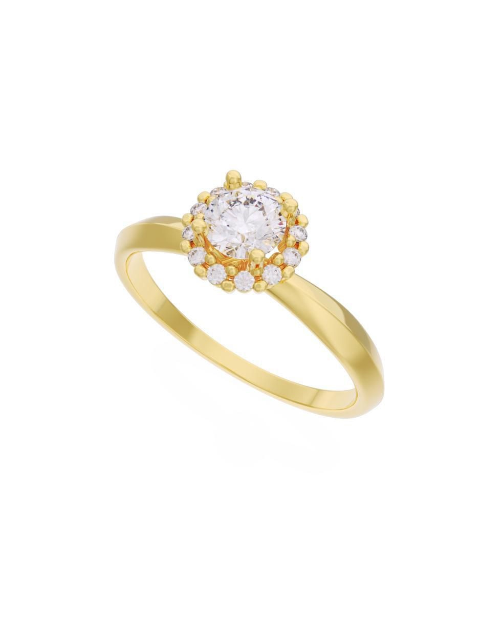 Anillo de compromiso "de" oro 14 k fonelli eternidad 2025 zirconia