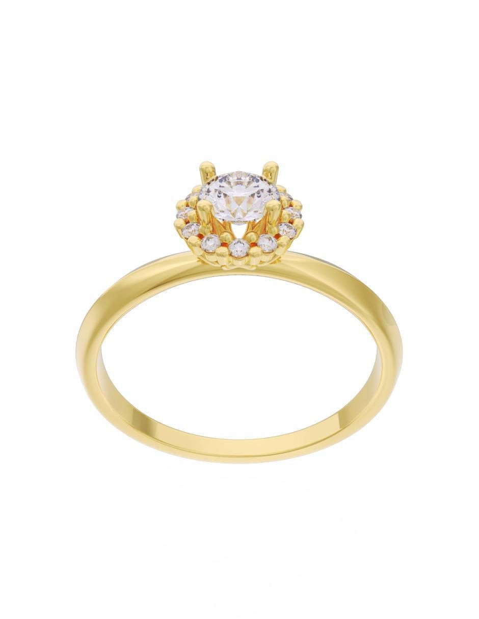 Anillo de compromiso "de" oro 14 k fonelli eternidad 2025 zirconia