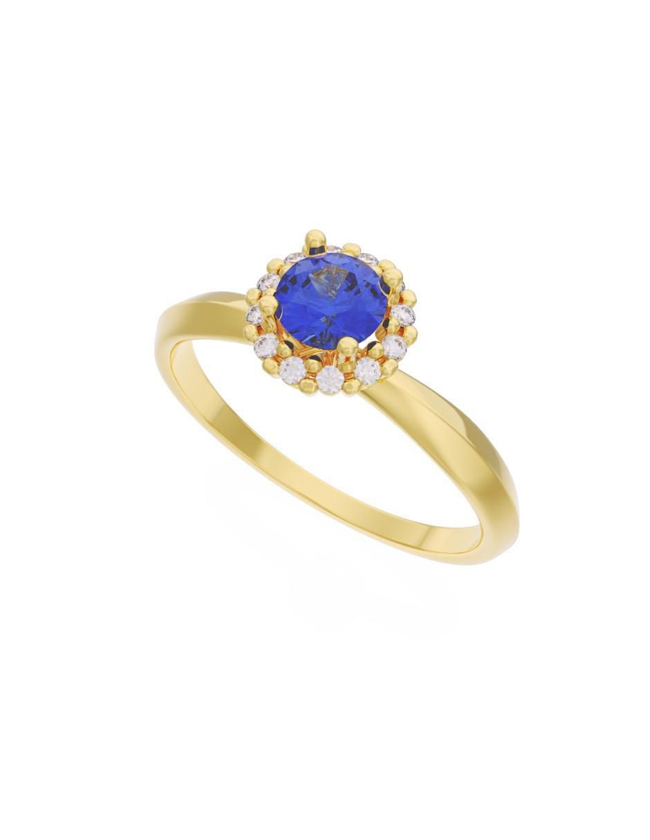 Anillo de compromiso "de" oro 14 k fonelli eternidad 2025 zirconia
