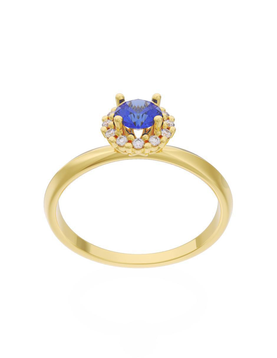 Anillo de compromiso "de" oro 14 k fonelli eternidad 2025 zirconia