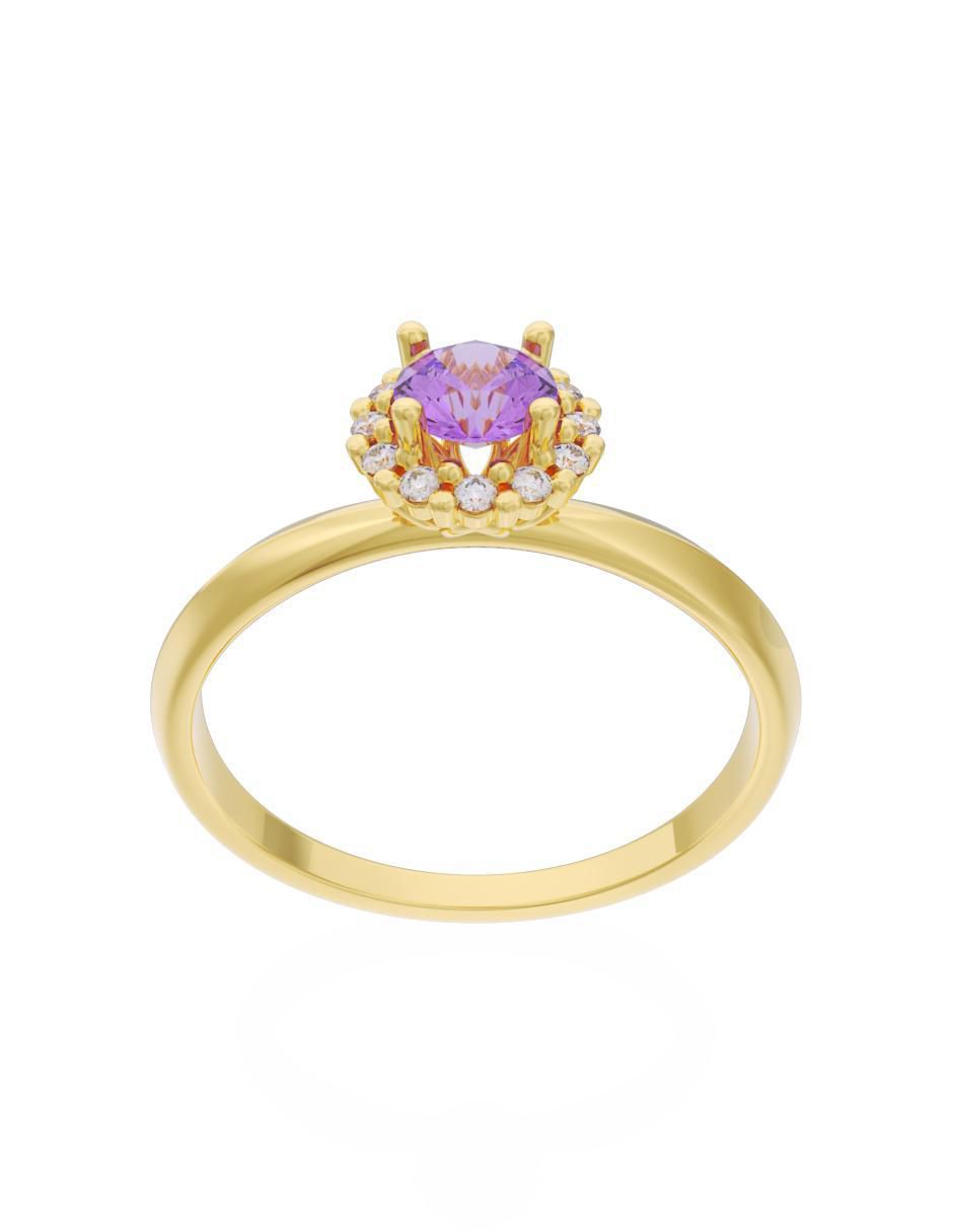 Anillo de compromiso "de" oro 14 k fonelli eternidad 2025 zirconia