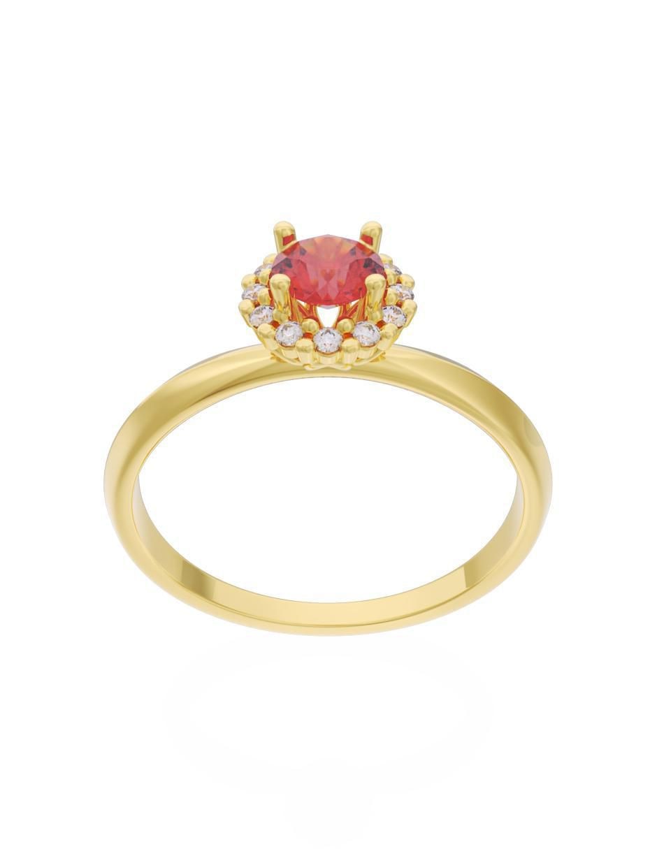 Anillo de compromiso "de" oro 14 k fonelli eternidad 2025 zirconia