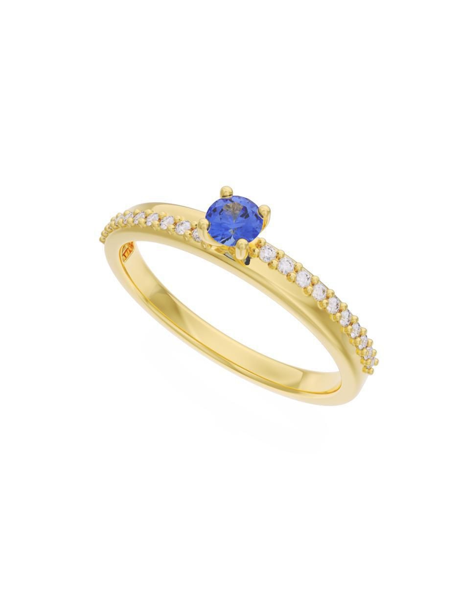 Anillo de compromiso "de" oro 14 k fonelli eternidad 2025 zirconia