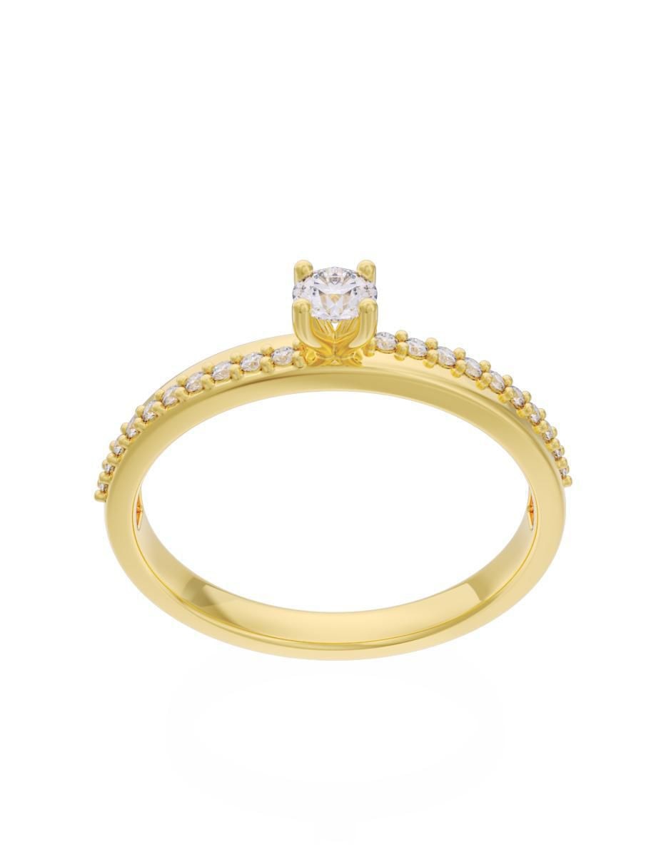 Anillo de compromiso "de" oro 14 k fonelli eternidad 2025 zirconia