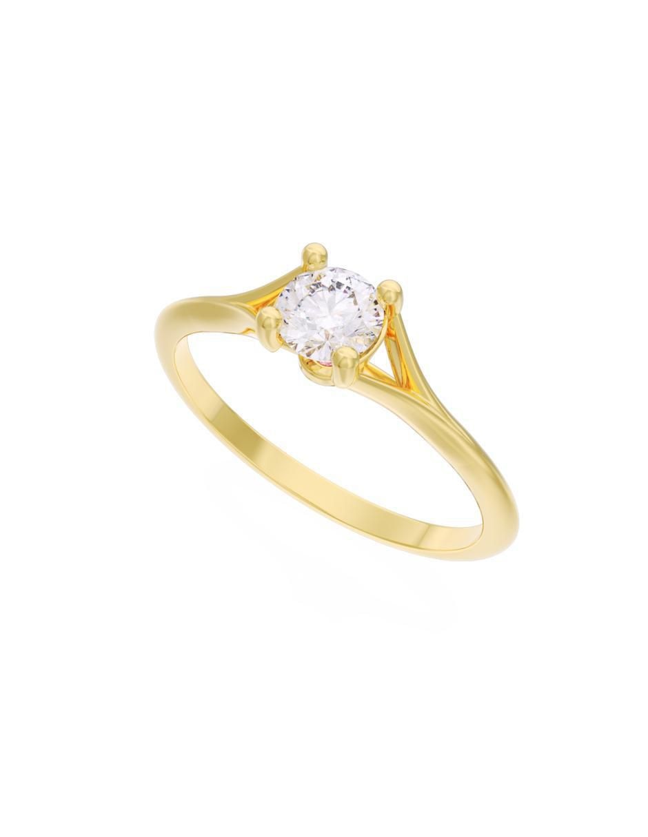 Anillo de compromiso "de" oro 10 k fonelli eternidad zirconia
