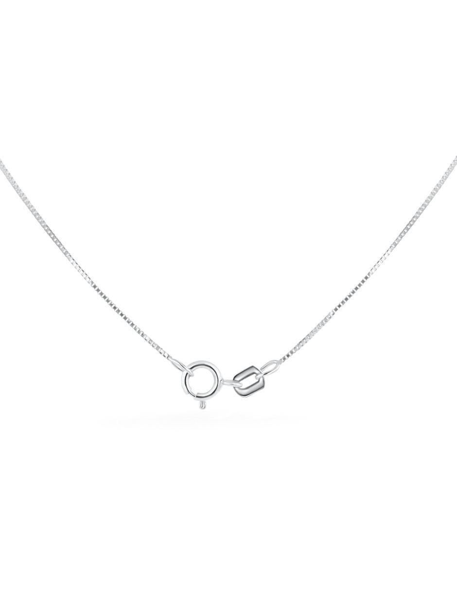 Collar love de huella de oro rosa 14 K 3