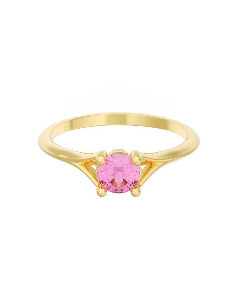 Anillo de compromiso de oro 10 k