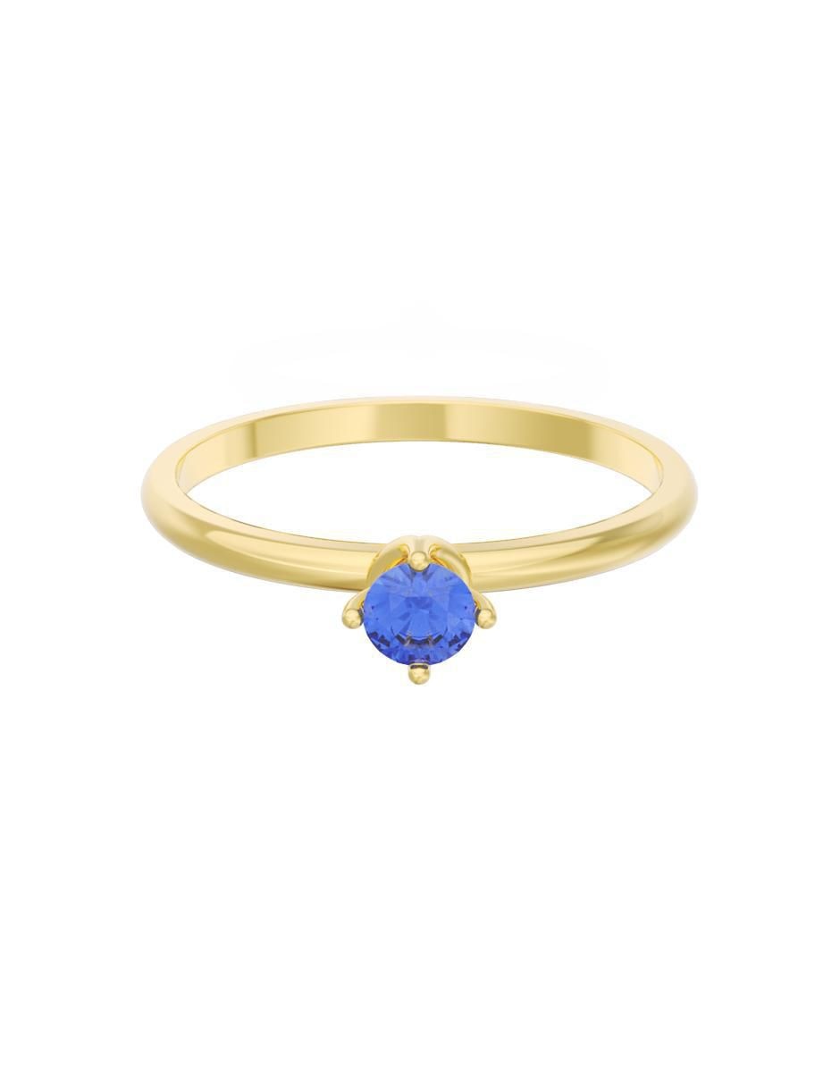 Anillo de compromiso de oro 10 k