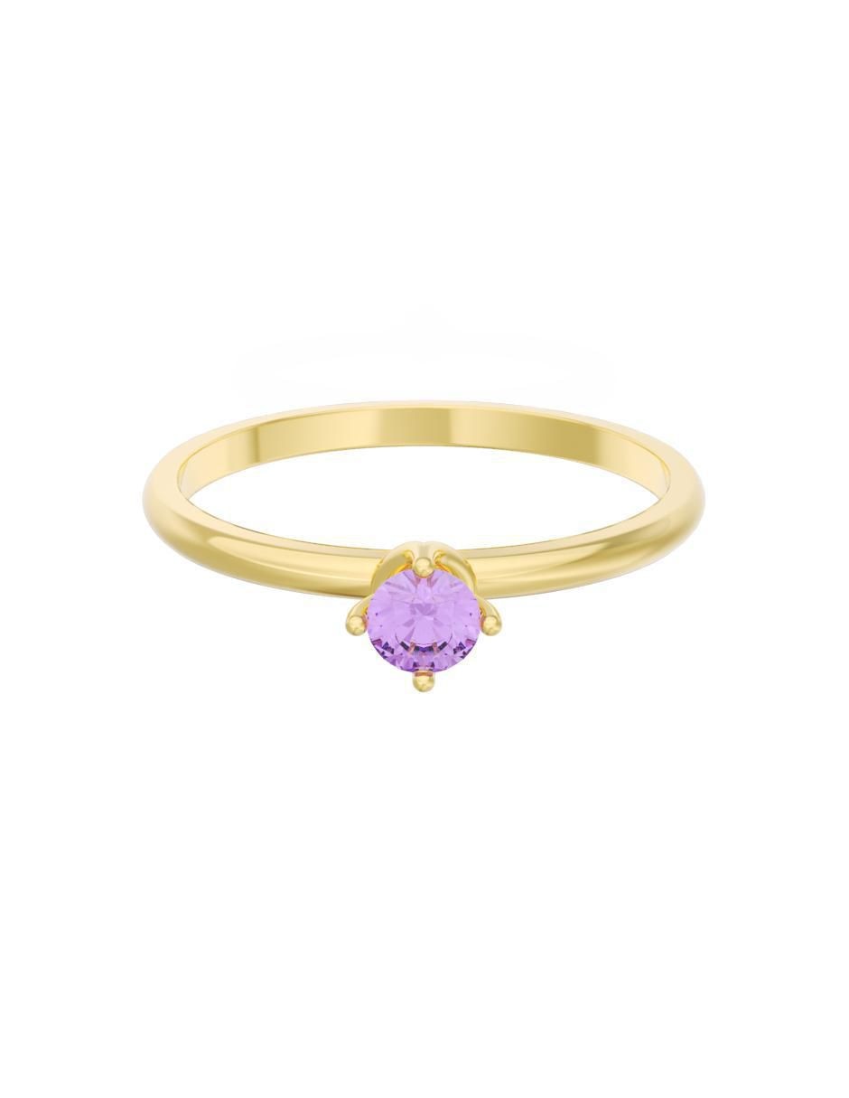 Anillo de compromiso de oro 10 k