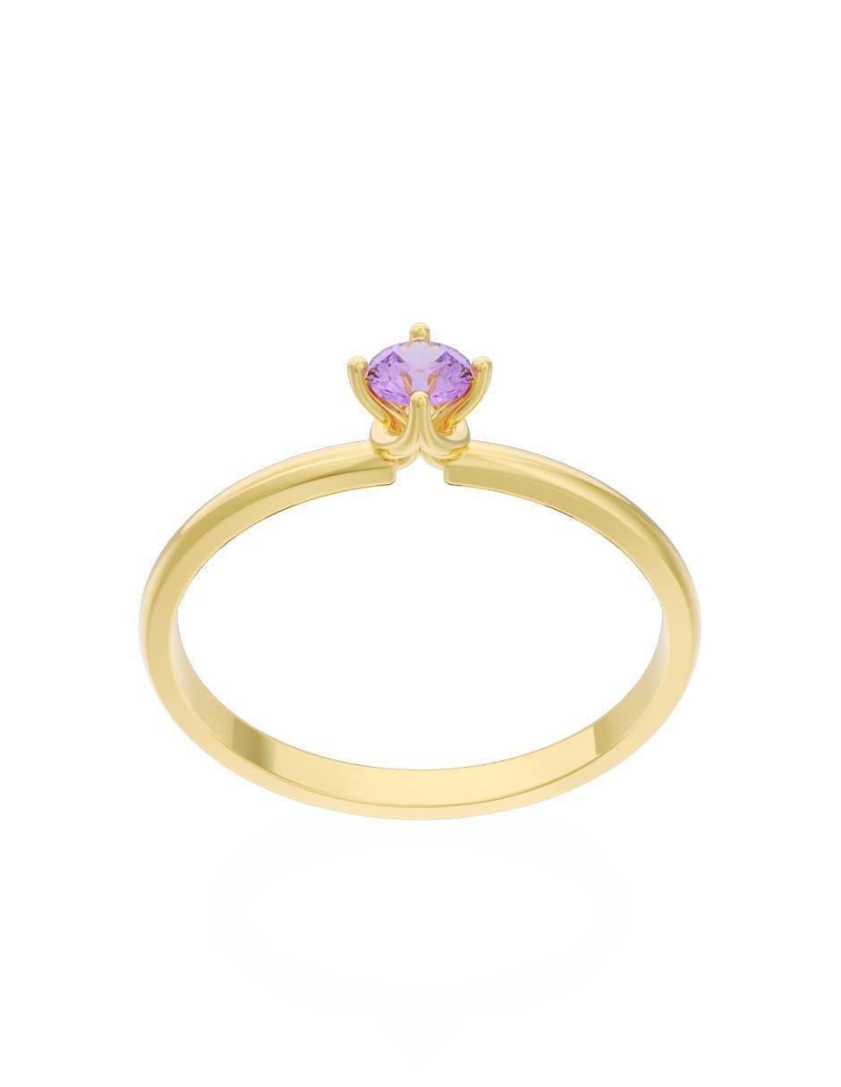 Anillo de compromiso "de" oro 10 k fonelli eternidad 2025 zirconia
