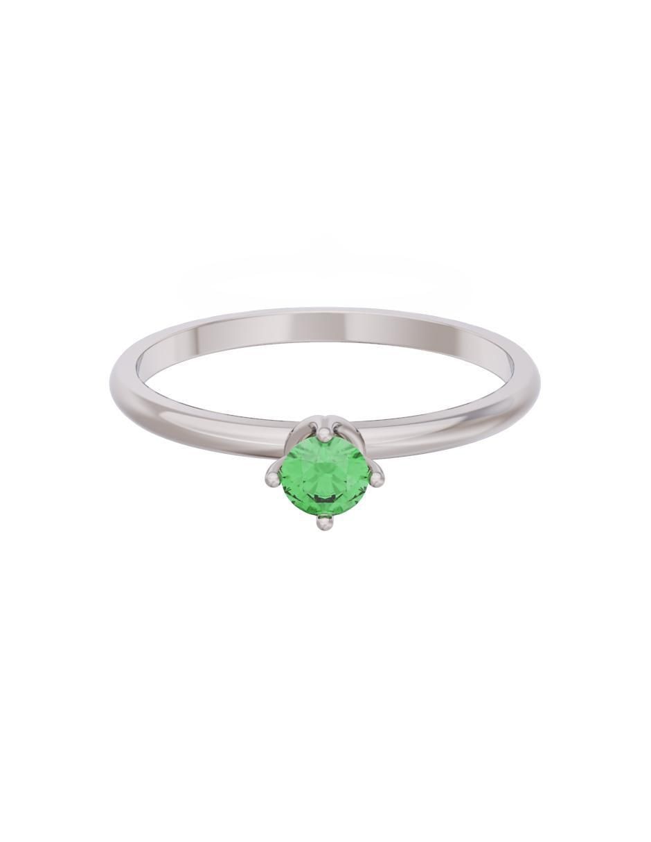 Anillo de compromiso de oro 10 k Eternidad
