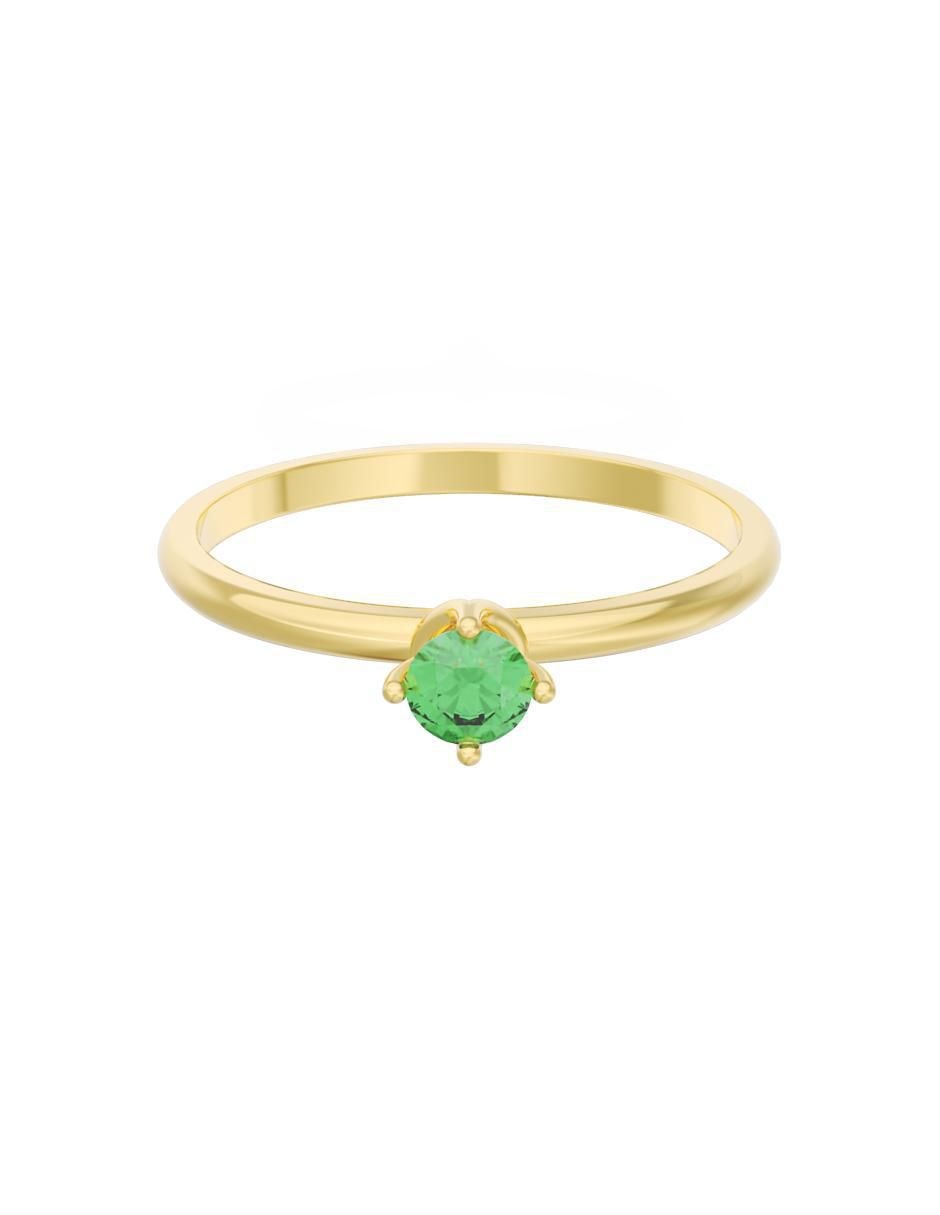 Anillo de compromiso de oro 10 k Eternidad