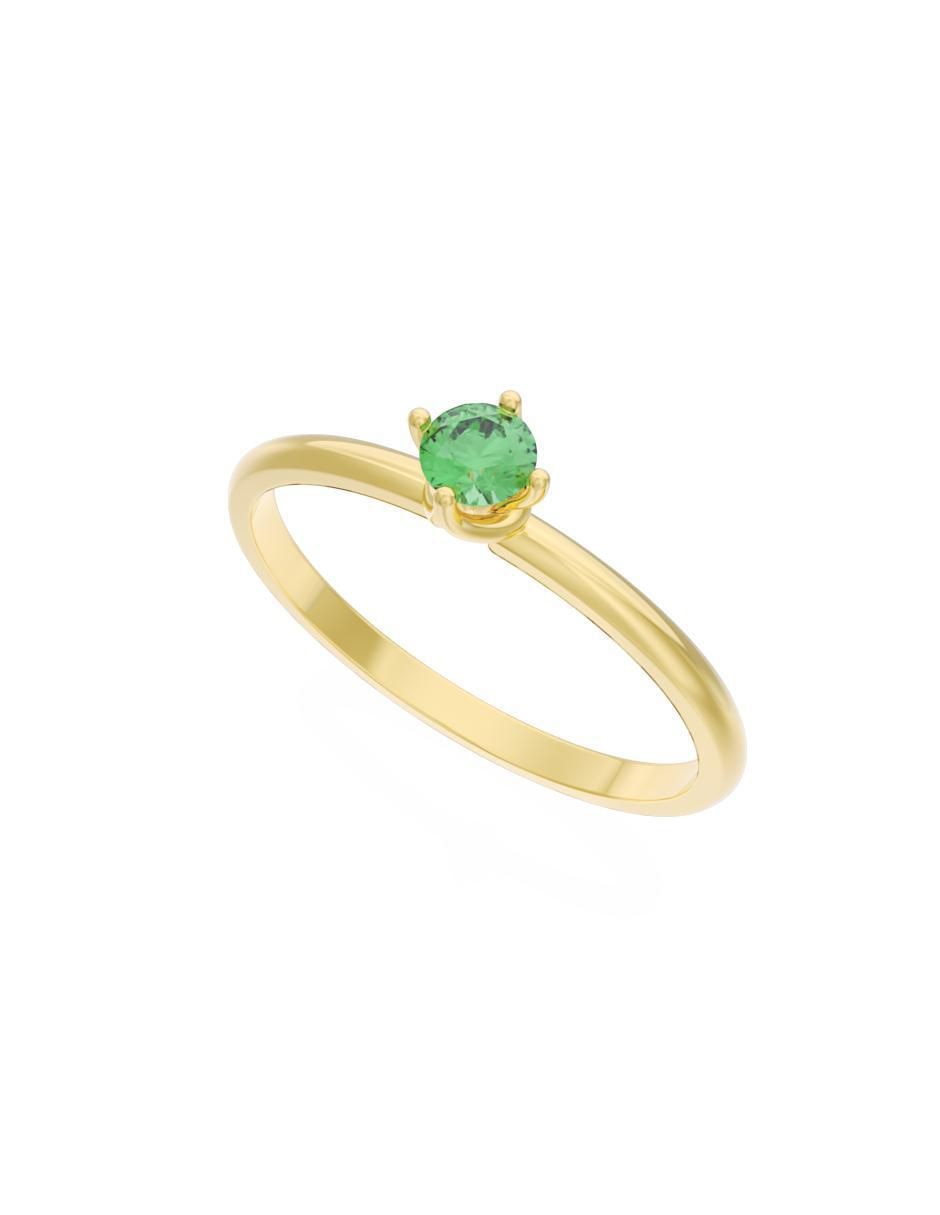 Anillo de compromiso "de" oro 10 k fonelli eternidad zirconia