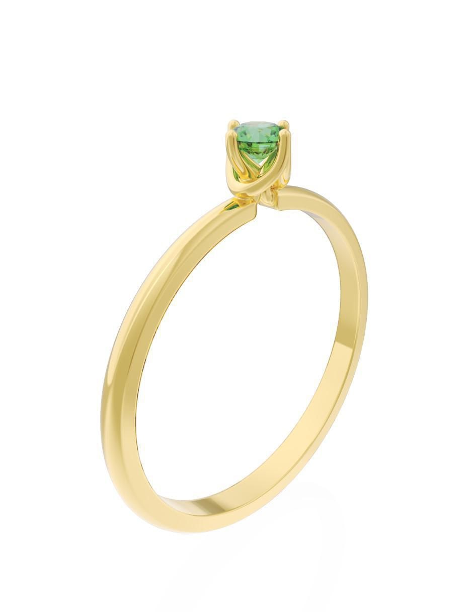 Anillo de compromiso "de" oro 10 k fonelli eternidad zirconia