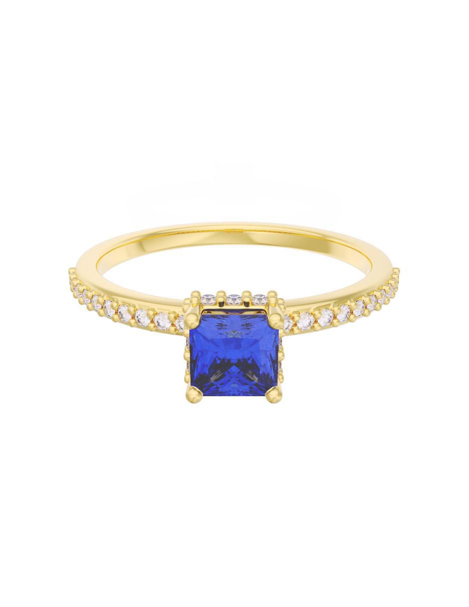 Anillo de compromiso de oro 10 k Eternidad